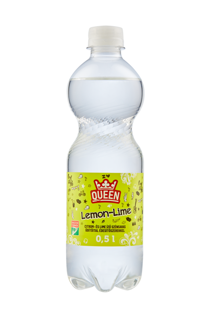Queen Lemon-Lime - citrom-és lime ízű szénsavas üdítőital édesítőszerekkel 0,5 l